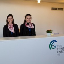 Julia bei der Arbeit