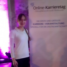 Svenja bei der Arbeit
