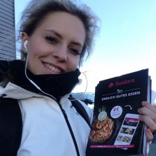Kathrin bei der Arbeit