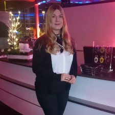 Katharina bei der Arbeit