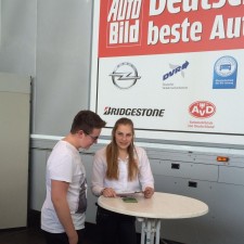 Roxana bei der Arbeit