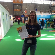 Lena bei der Arbeit