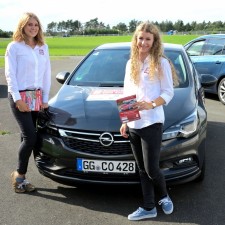 Johanna bei der Arbeit