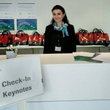 Daniela bei der Arbeit