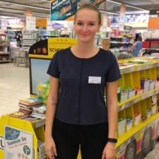 Lisa bei der Arbeit
