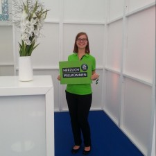 Luise bei der Arbeit