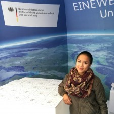 Thanh Hien bei der Arbeit