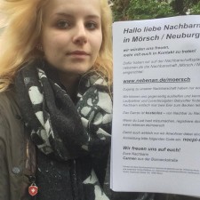 Katrin bei der Arbeit