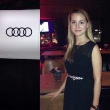 Julia bei der Arbeit
