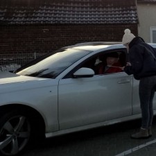 Romina bei der Arbeit