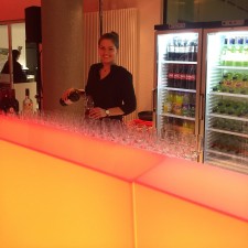 Stefanie bei der Arbeit