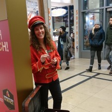 Inger bei der Arbeit