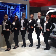 Anuschka arbeitet als Messe-/Servicehostess auf der Messe