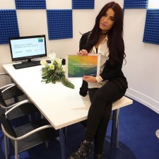 Katharina bei der Arbeit