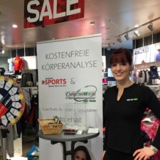 Julia bei der Arbeit