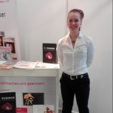 Zoe bei der Arbeit