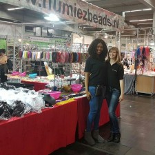 Leonie bei der Arbeit
