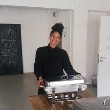 Miriam bei der Arbeit