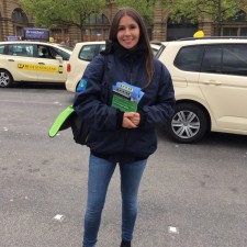 Luisa bei der Arbeit