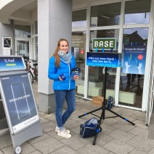Samira bei der Arbeit