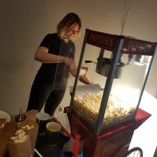 Viola bei der Arbeit