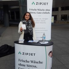 Lydia bei der Arbeit