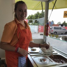 Natalie bei der Arbeit