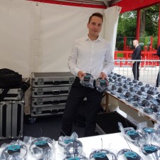 William bei der Arbeit
