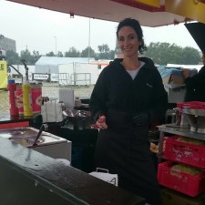 Anette bei der Arbeit