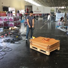 Mahyar bei der Arbeit