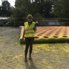 Natalie bei der Arbeit