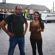 Hanane bei der Arbeit