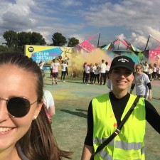 Alicia bei der Arbeit