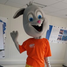 Leonie bei der Arbeit