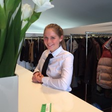 Amelie bei der Arbeit