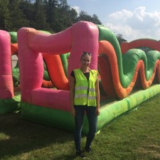 Vanessa bei der Arbeit