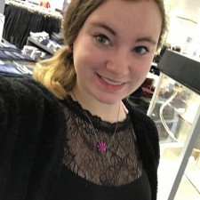 Natalie bei der Arbeit