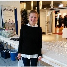 Luise bei der Arbeit