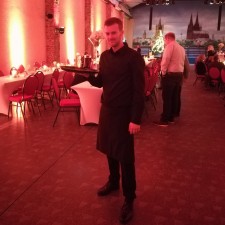Christophe bei der Arbeit