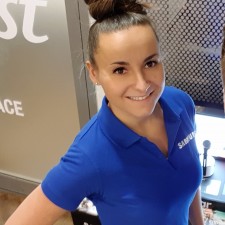 Juliette bei der Arbeit