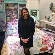 Daria arbeitet als Exhibition hostess auf der Messe