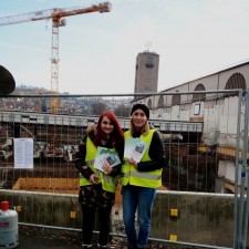 Annabel bei der Arbeit