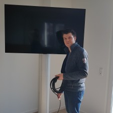 Andreas bei der Arbeit