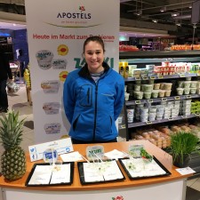 Pauline bei der Arbeit