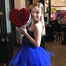 Sabrina bei der Arbeit