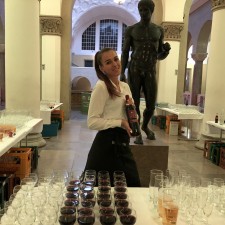 Nathalie bei der Arbeit