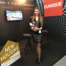 Cintia bei der Arbeit