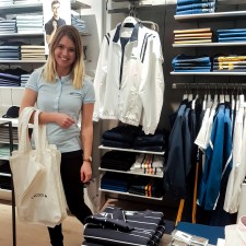 Annabelle bei der Arbeit