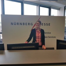 Sonja arbeitet als Office assistent/in - Hostess auf der Messe