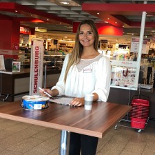 Carlotta bei der Arbeit